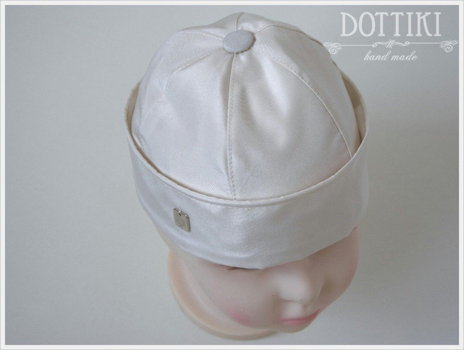 Baby Christening Hat Boys Baptism Cap Baby Boy Silk Cap in Etsy