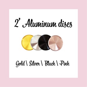 11 pcs 2 inch Aluminum discs for happy planner \ discbound planner