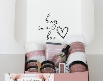 Self Care Gift Box for Her, Mothers Day Gift Set for Women, Mother in Law Gift Basket for Mom Gift, Care Package for Her, Sending a Hug