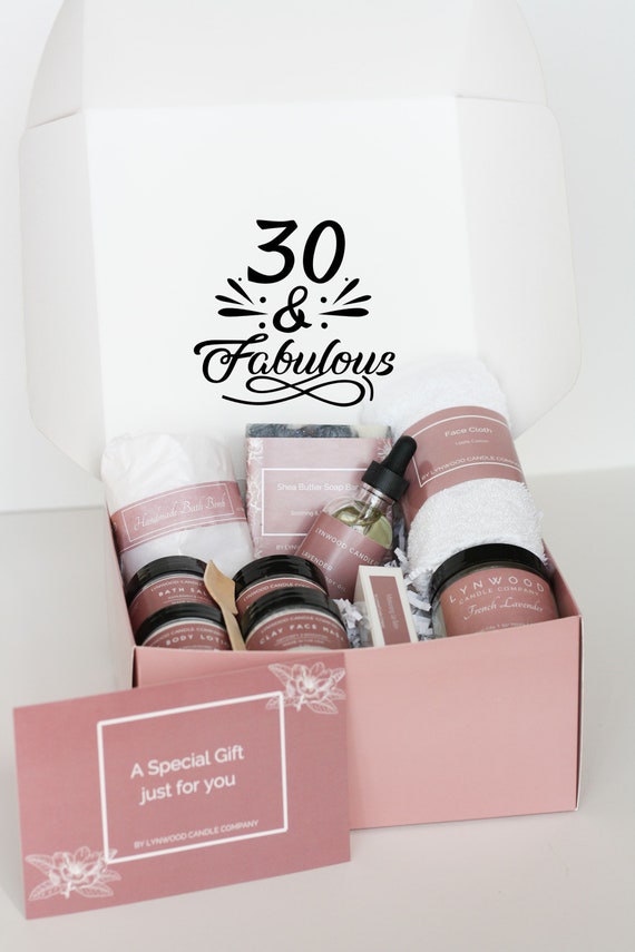 30th Birthday Gift for Women, 30th Birthday Gift for Girlfriend, Birthday  Gift Box, Spa Gift Box for Women, Birthday Gift Basket for Women 