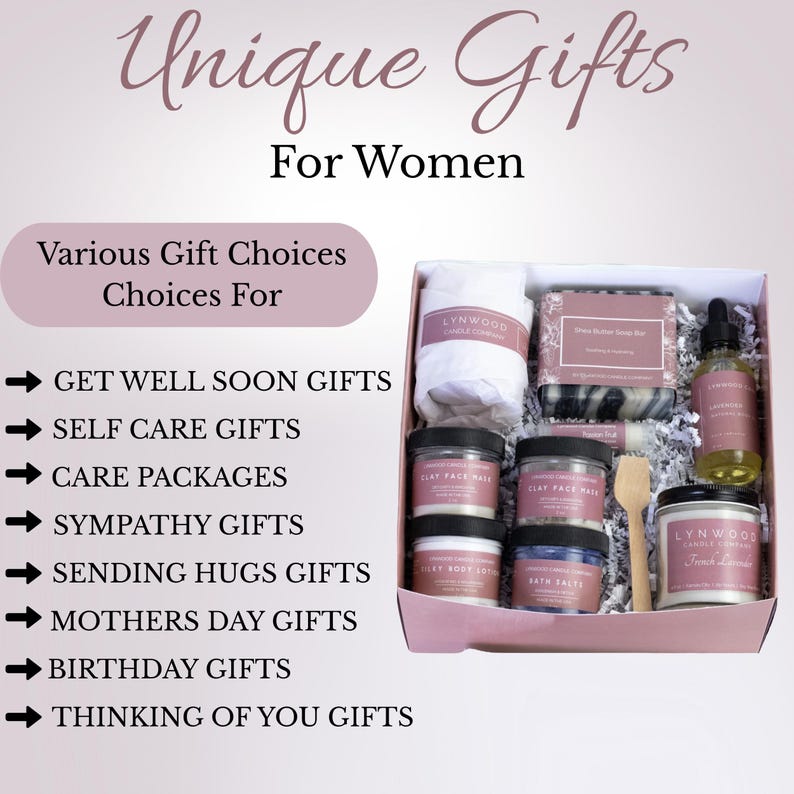60th Birthday Gift & Gifts for Women – Self Care Box for Mom and Her image 6
