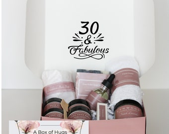 30th Birthday Gift for Women, 30th Birthday Gift for Girlfriend, Birthday Gift Box, Spa Gift Box for Women, Birthday Gift Basket for Women