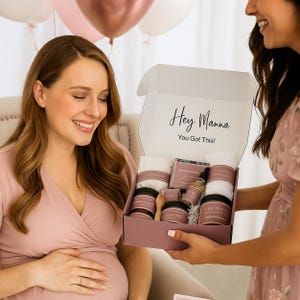 Pregnancy Care Package for Her, Congratulations Pregnancy Gift Basket, Expecting Mom Gift Basket, Baby Shower Gifts, New Baby Gift Box image 8