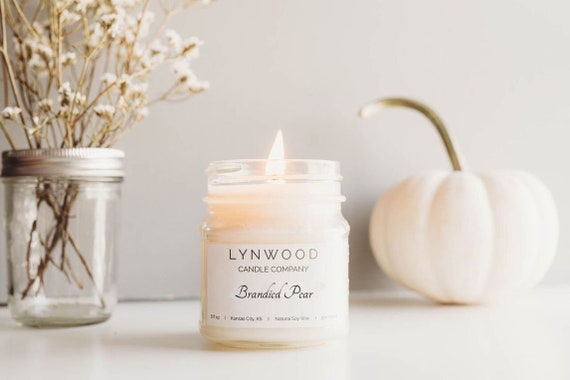 Fall Mason Jars Candles Handmade Autumn Decorations Hello Etsy