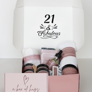 21st Birthday Gifts & Presents for Her – Self Care Box for Women, Girls and Daughter