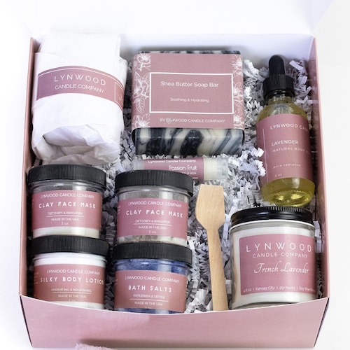 Care Package Spa Gift Basket Gifts for Her Relaxation Gift Etsy