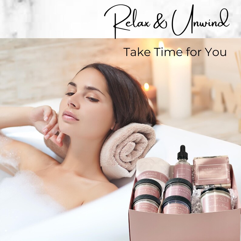 Elegant condolence gift featuring self-care essentials for someone experiencing grief.