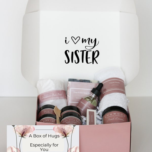 Big Sister Gift for Sister Birthday Gift for Sister Birthday Gift Box Set, Birthday Gift for Sister Gift Box, Sister Birthday Gift Box Her