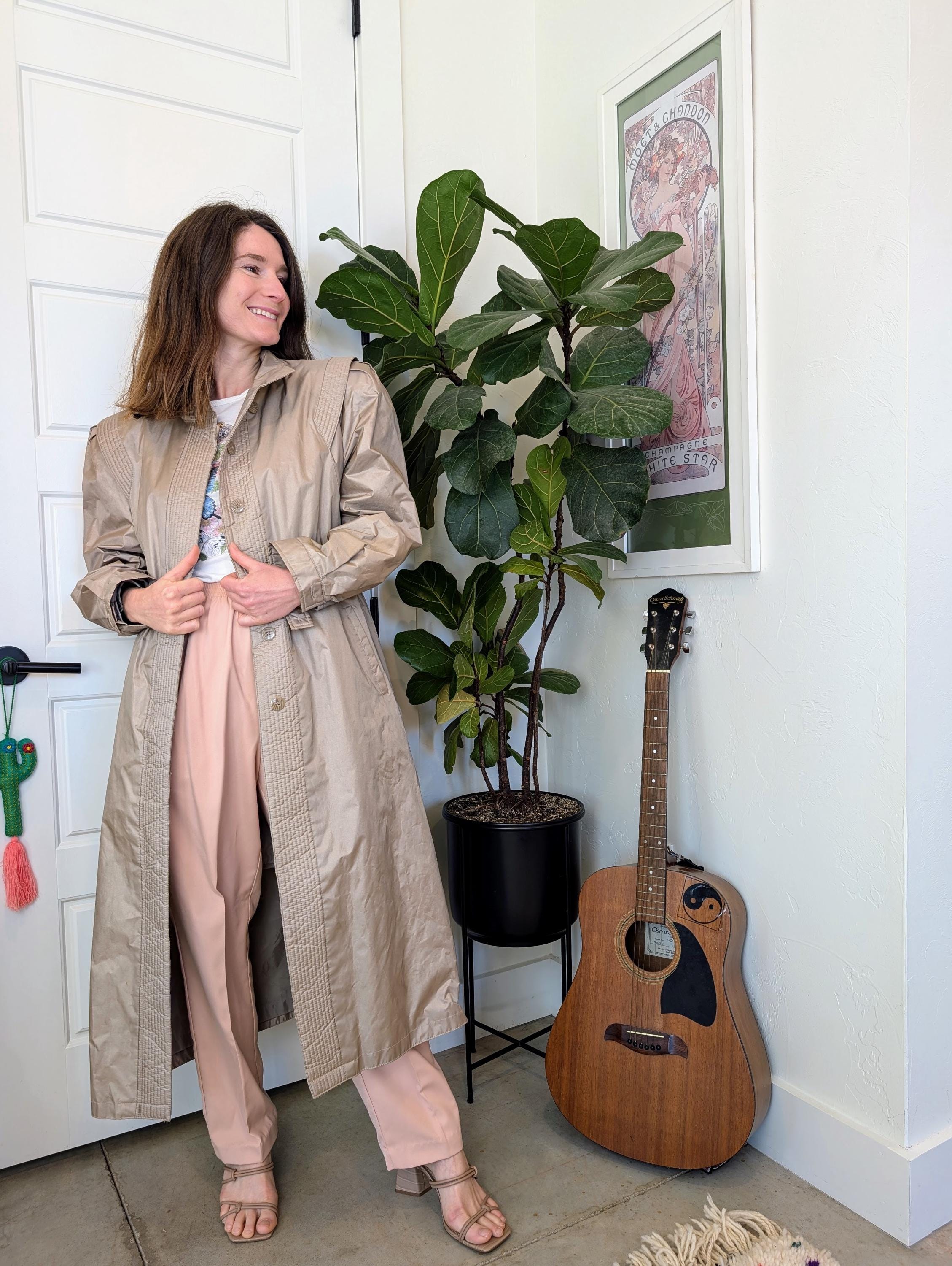 Weather-wise by Micki Trench Coat | Vintage 1980s