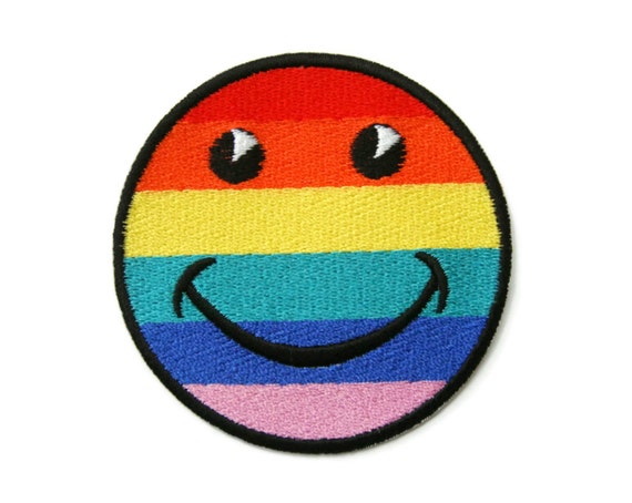 Shot Bloody Smiley Face Patch Happy Face 3/" Embroidered FAST USA SHIPPING