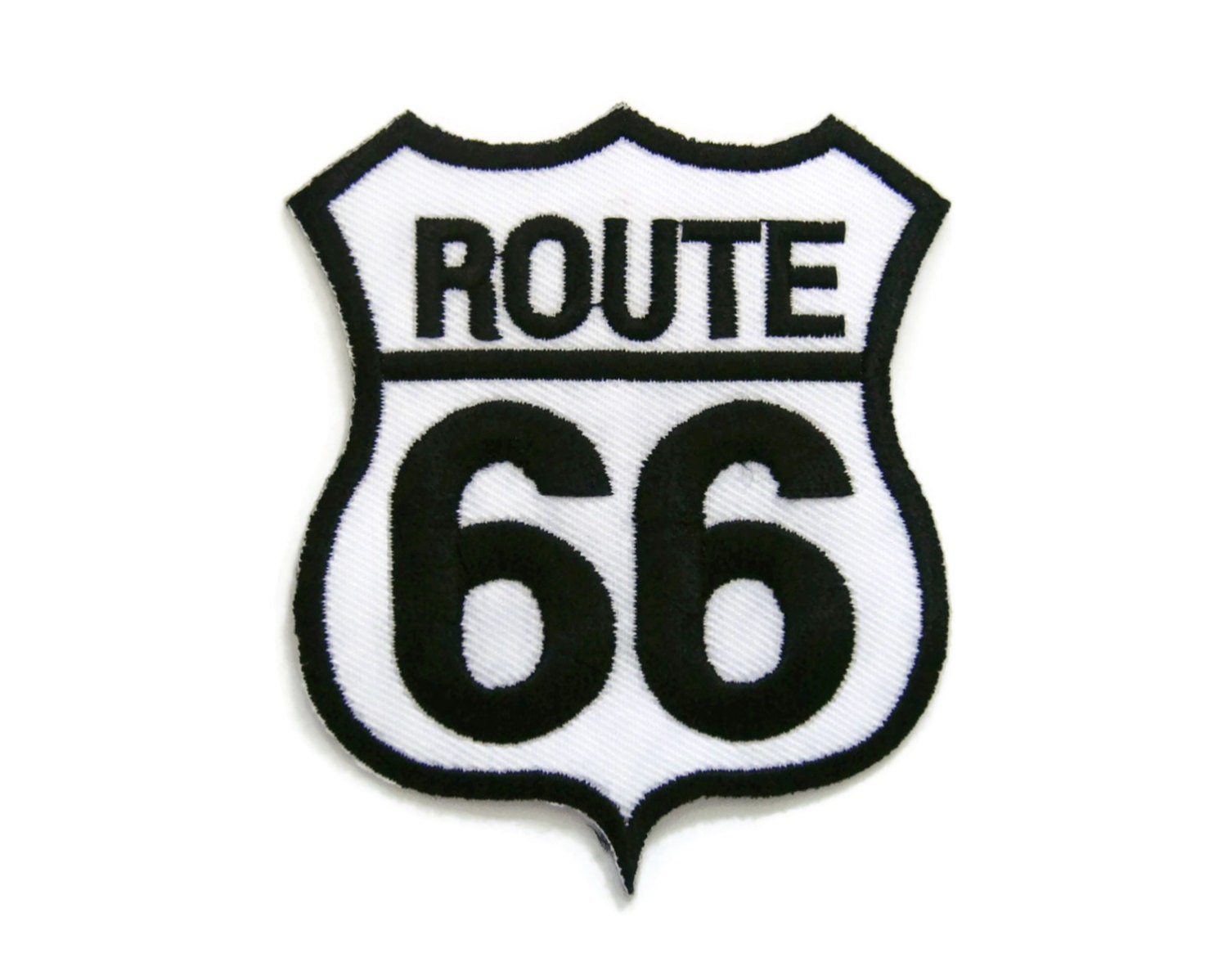 Route 66 Embroidered Applique Iron on Patch 6.7 cm. x 8 cm. | Etsy