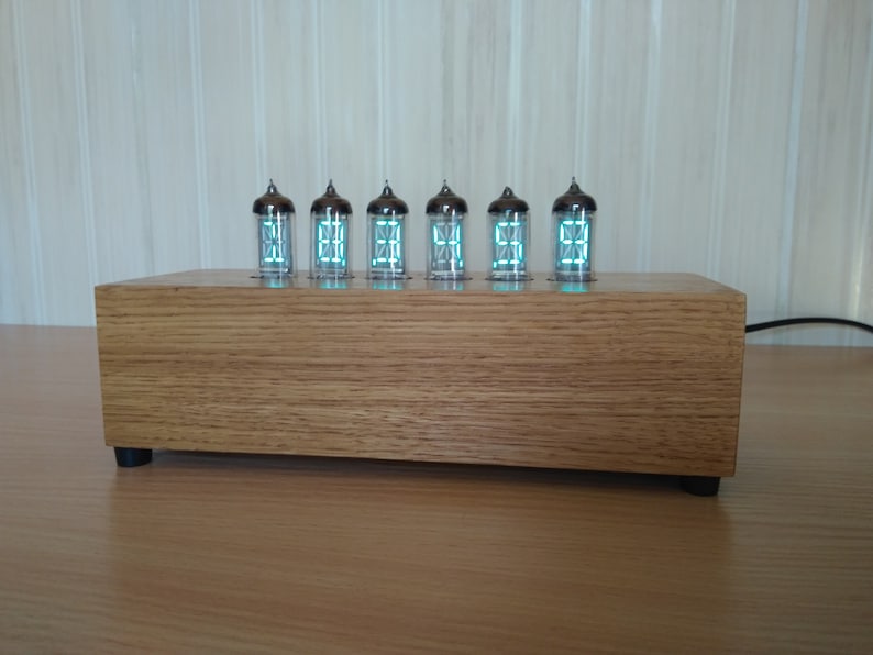 Nixie Tube VFD Clock Extra Rare Tubes IV17 Digital Alarm Etsy