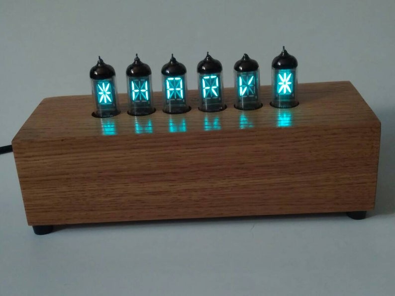 Nixie Tube VFD Clock Extra Rare Tubes IV17 Digital Alarm Etsy