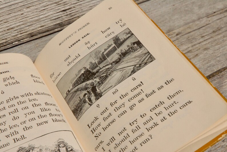 McGuffey s Primer Learn To Read McGuffey s Eclectic Etsy