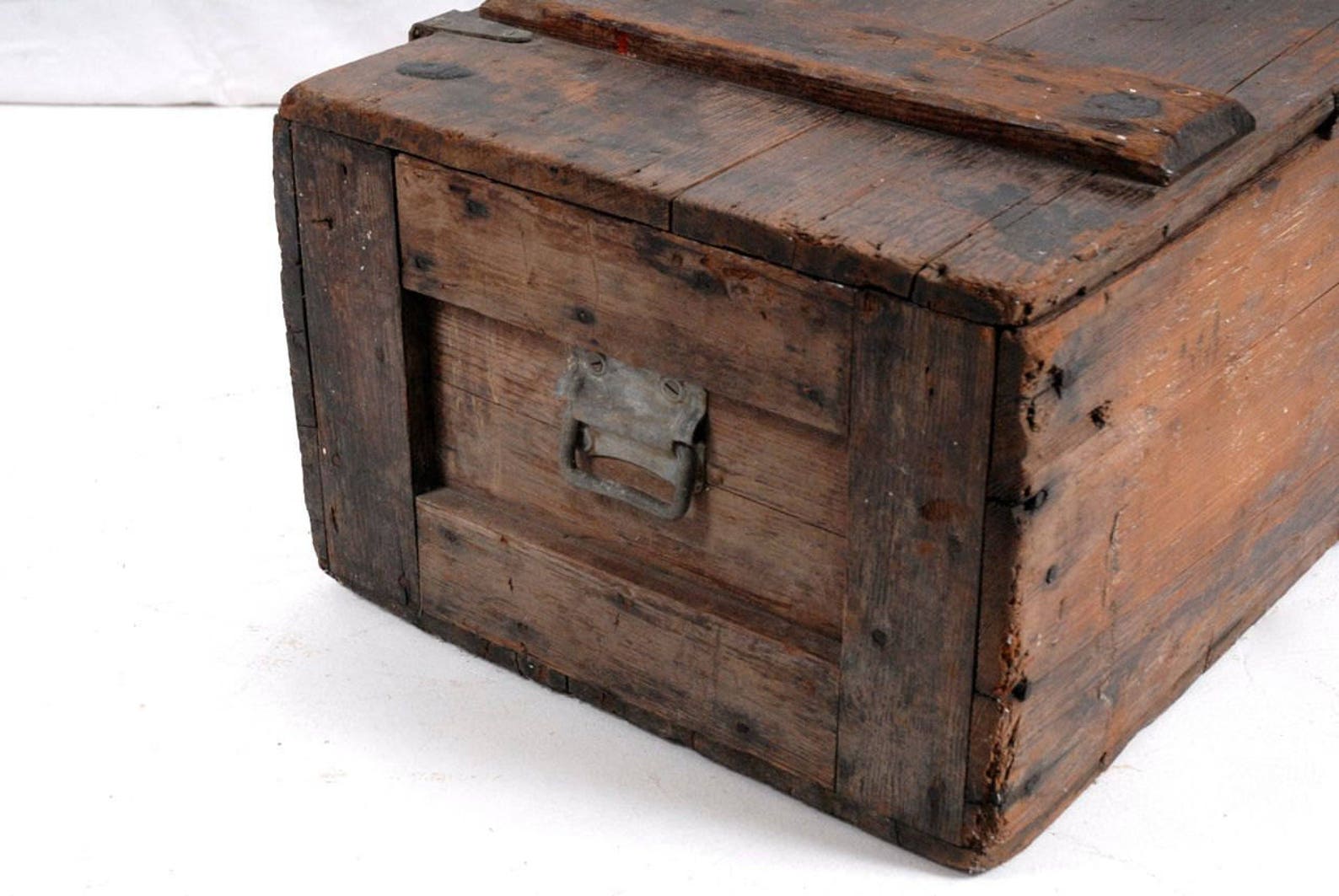 Military trunk Antique Navy Yard Steamer Trunk Vintage Etsy