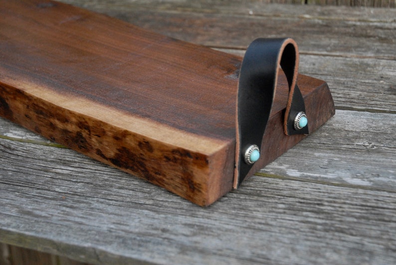 Live Edge Walnut Charcuterie Board New Years Eve Party Deli Tray Natural Wood Appetizer