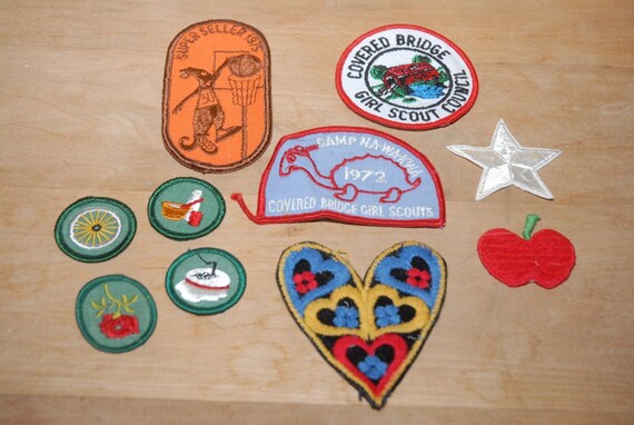 Vintage Girl Scout Badges, Girl Scout Patches, Mer