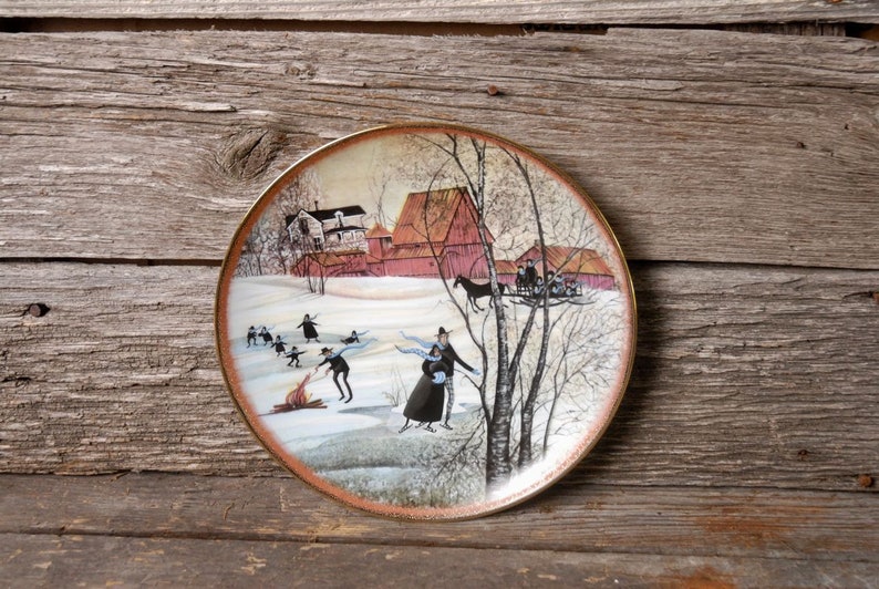 Prairie Winter Collectors Clearance Classic SALE Limited time plate P Buckley Moss Pla