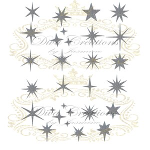 Instant digital download* Stars Variety, SVG, JPG