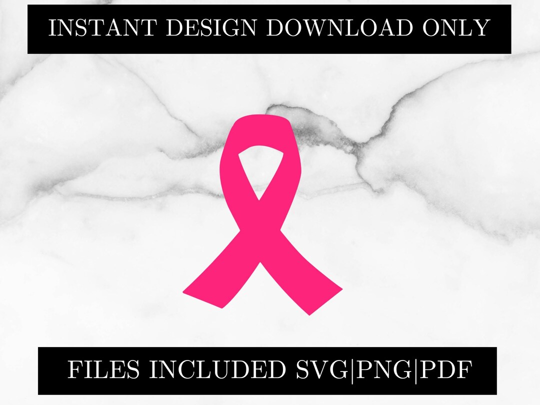 Cancer Awarness Ribbon, Cancer Ribbon Design,instant Download Only ...