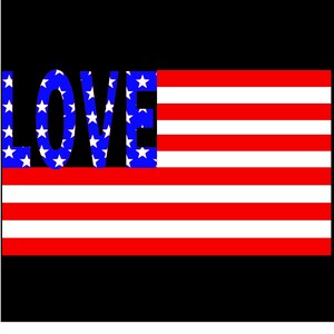 Instant Digital Download* USA Love Flag SVG,Jpeg