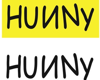 Hunny design, Honey design, Hunny shirt idea, Winnie the pooh *Instant download only* Digital download Jpeg, pdf, svg
