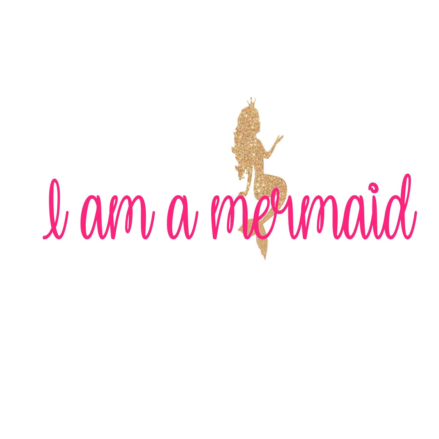 I Am a Mermaid SVGJPEG Digital Download - Etsy