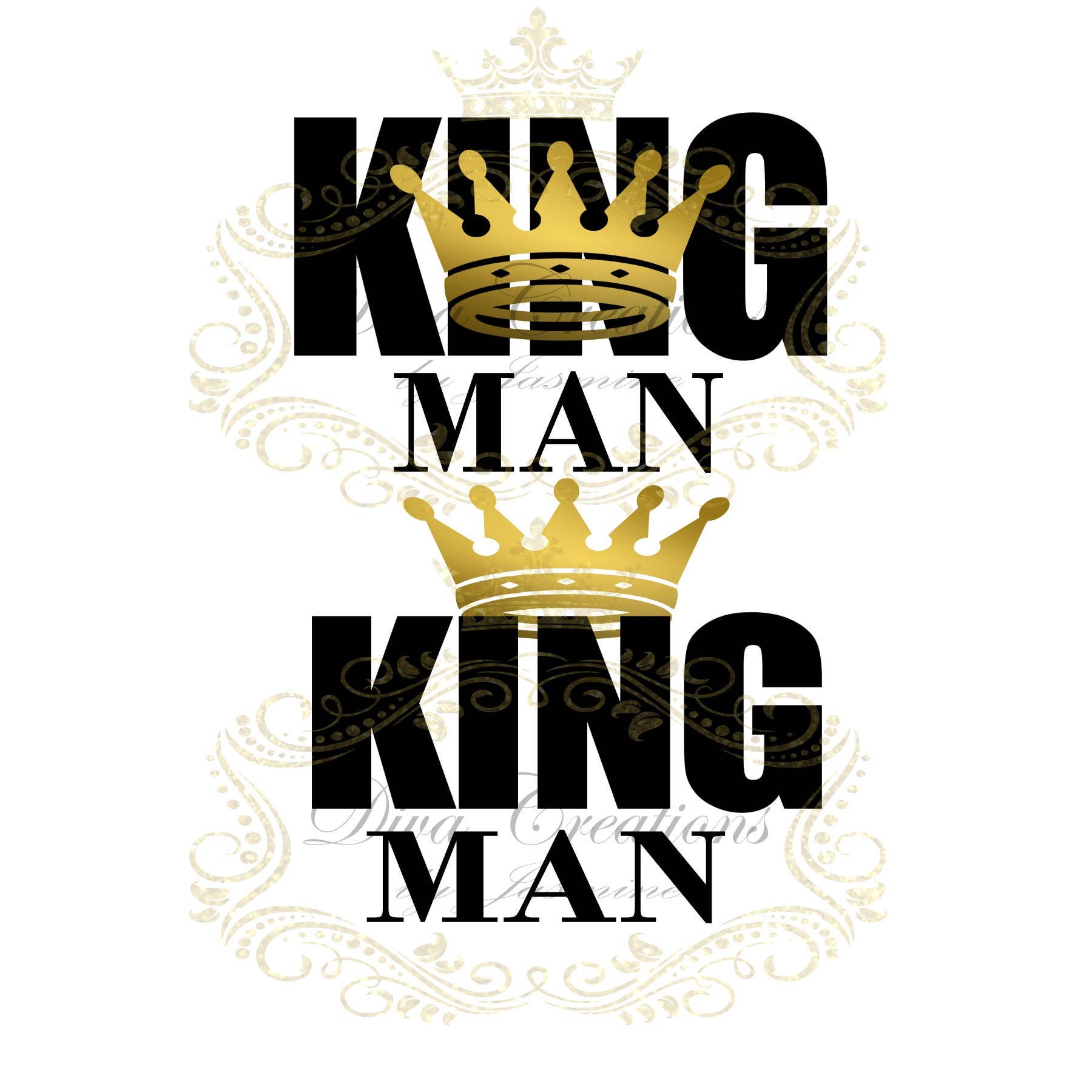 Download Instant download King man King SVG JPEG | Etsy