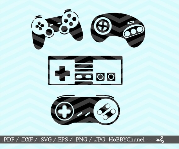 Game Controller Svg Gamer Svg Vector File For Silhouette Etsy