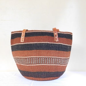 handwoven african bag, kiondo bag