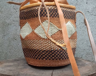 Handwoven sisal bag/ kiondoo bag/ kiondo bag/ handmade everyday  bag