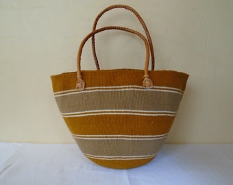 Handwoven sisal bag/ Tote bag /kiondoo bag