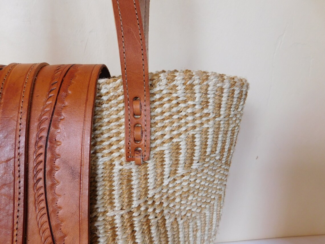 Harbor Mist Sisal Tote main image 1