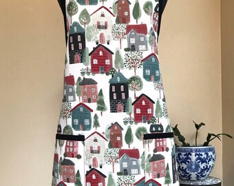 Home sweet home Apron with Pockets, Personalized Apron, Kitchen Apron, Custom Apron, birthday gift