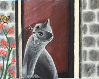 Mes peintures de chat et leurs histoires, livre, peintures, les amoureux des chats, art, cadeaux, livres, anniversaire, fête des mères
