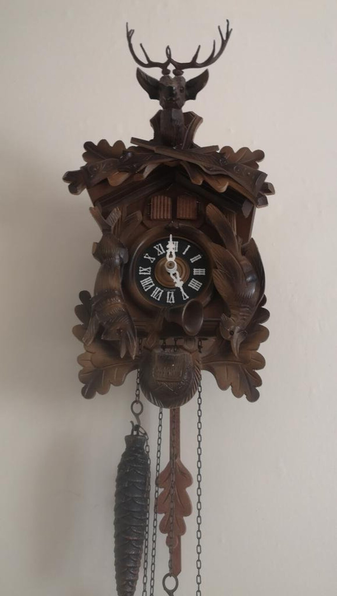 Cuckoo Clock Plastic Antlers 60mm to 110mm Etsy