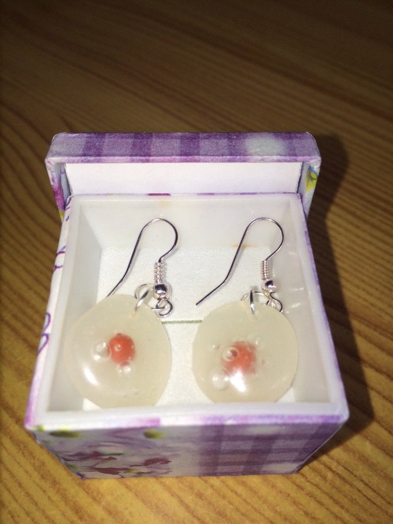 Woman egg earring Menzo's Oocyt image 2