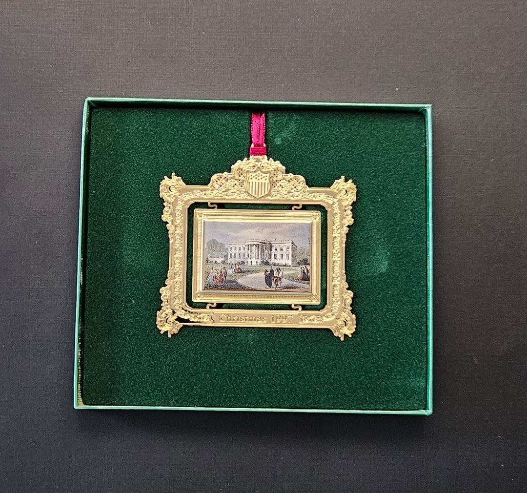 Vintage White House Ornament 1997 the White House Historical Etsy