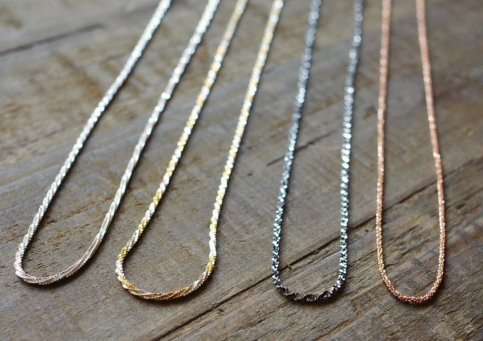 Sterling silver serpentine chain Clearance