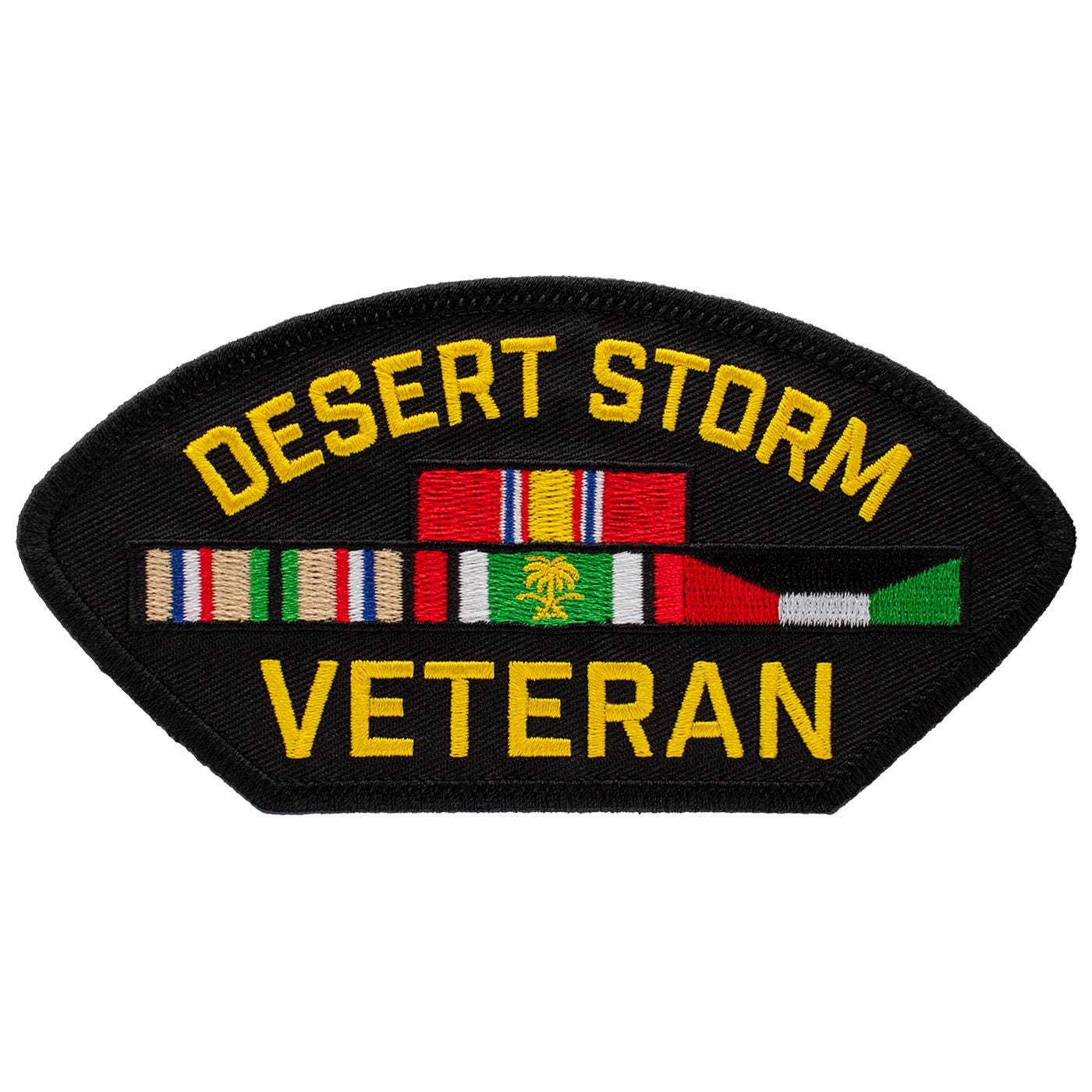 Natural Disaster Patch Desert Storm Veteran Patch - 5 1/4