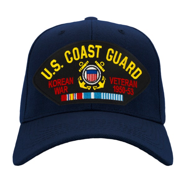 US Coast Guard Korean War Veteran Ball Cap - Choose your color