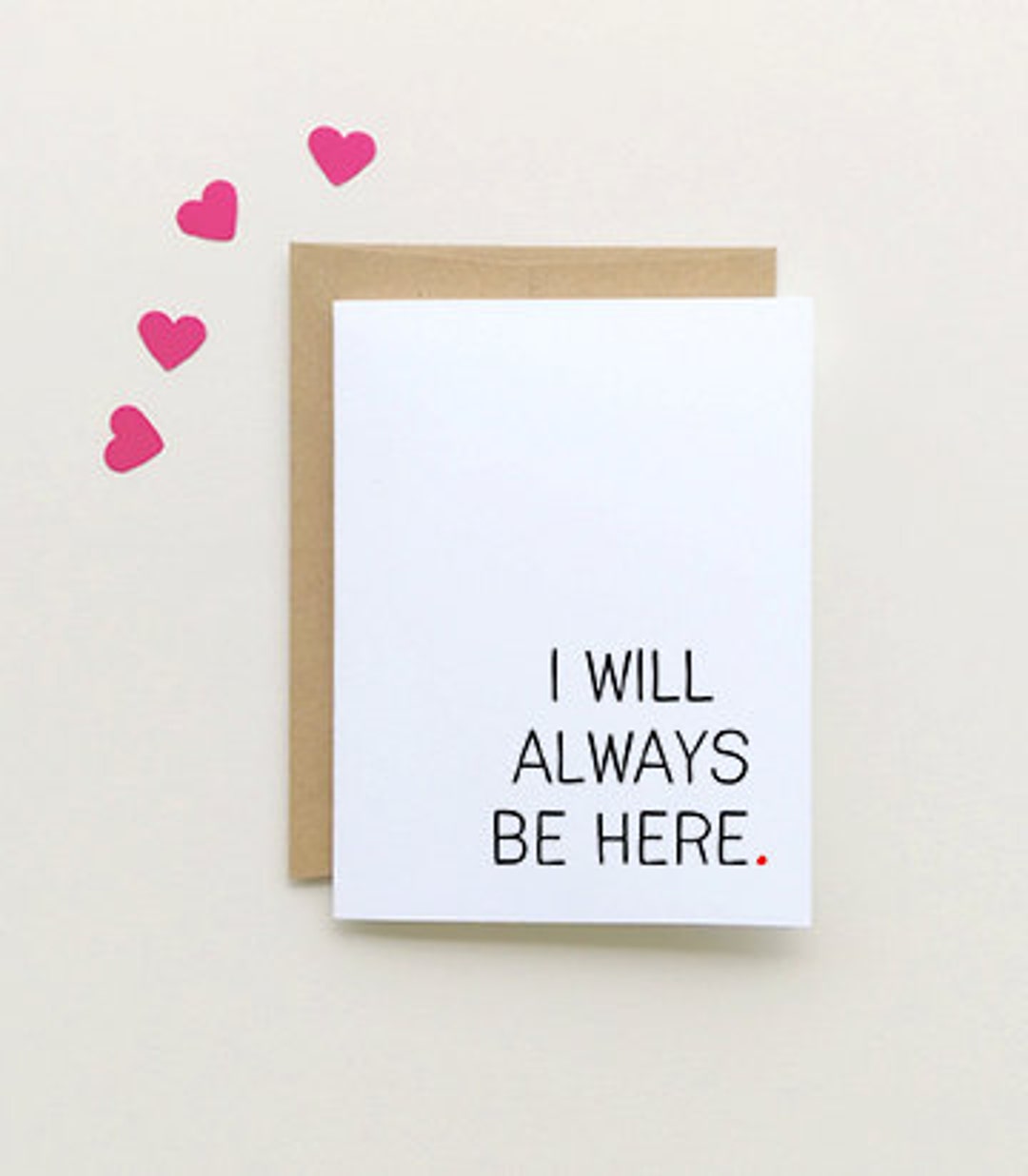 Sympathy Card I Will Always Be Here Sad Card SKU FC127 Etsy