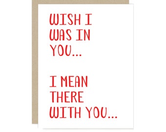 Wish i was in you | Wish I was there | Missing You Card | Long Distance Card | Online Dating Card | Miss you Valentine Card | Military