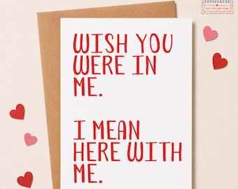 Miss You Card | Long Distance, Online Dating, Valentine (A2 Card)