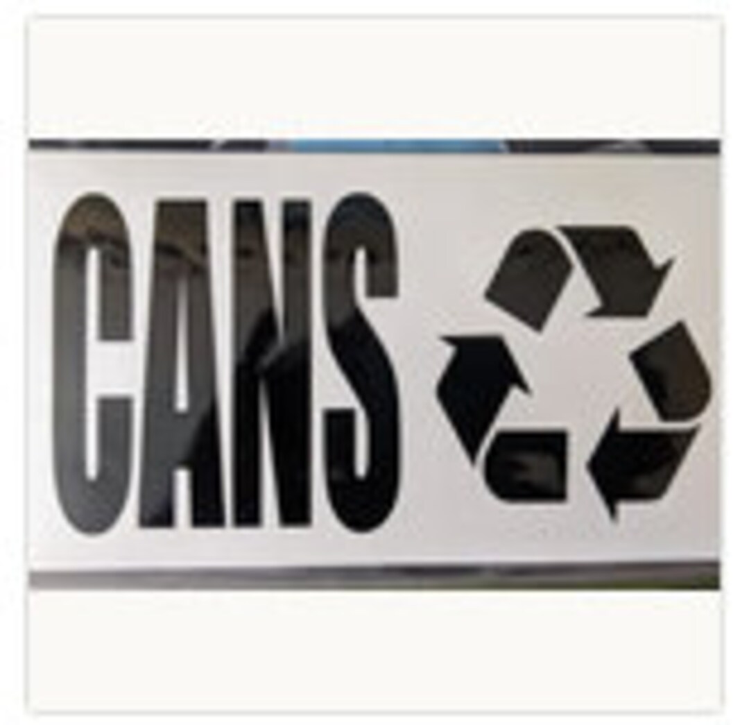 Cans Decal Sticker for Trash Can / Wheelie Bin (assorted Colors) - Etsy