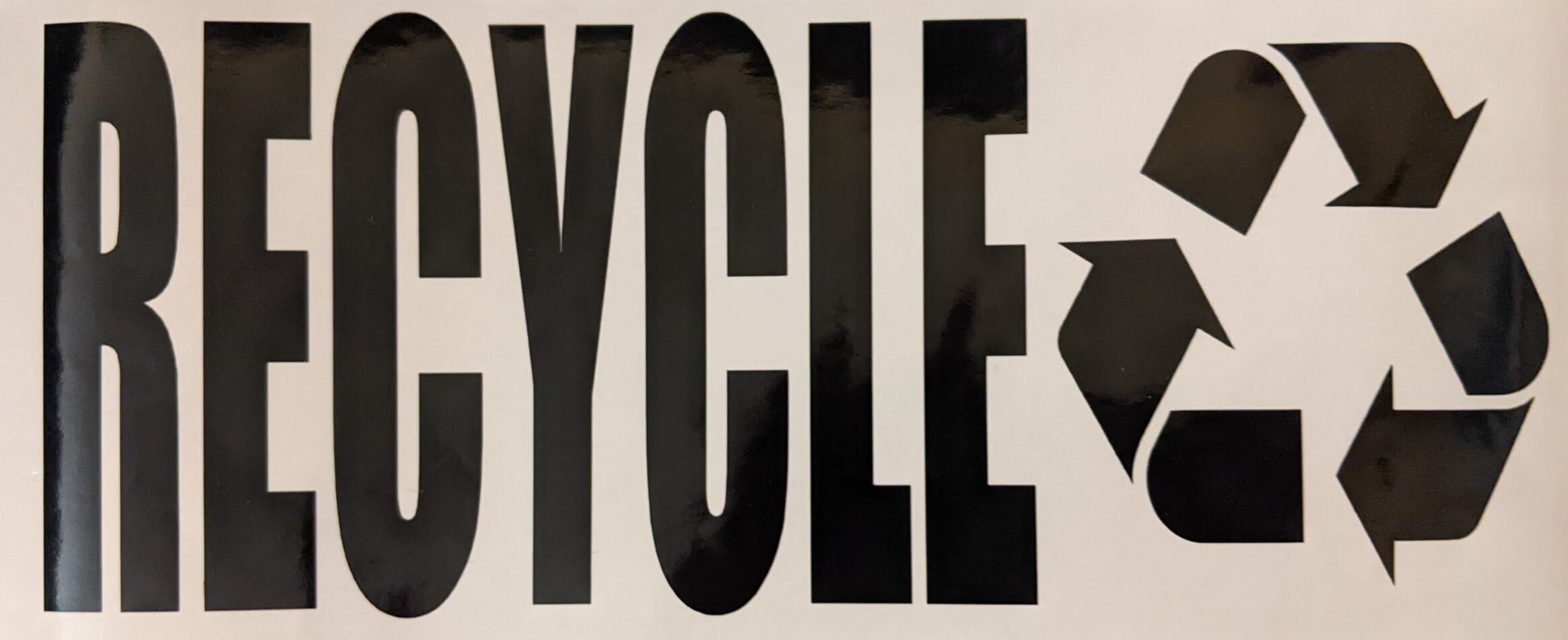 Recycle Program Decal Recycle Decal Sticker for Trash Can / Wheelie Bin (assorted Colors) - Etsy