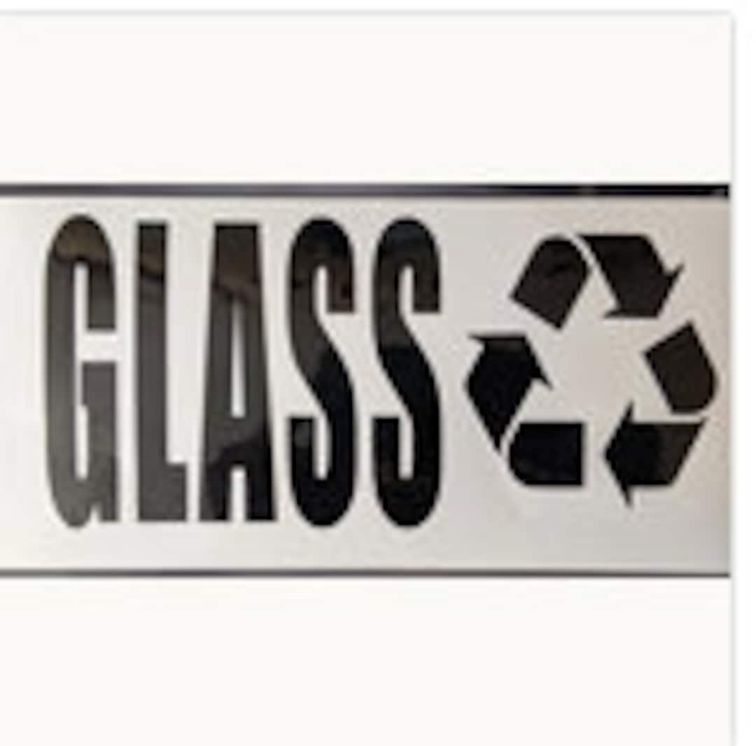 Glass Decal Sticker for Trash Can / Wheelie Bin (assorted Colors) - Etsy