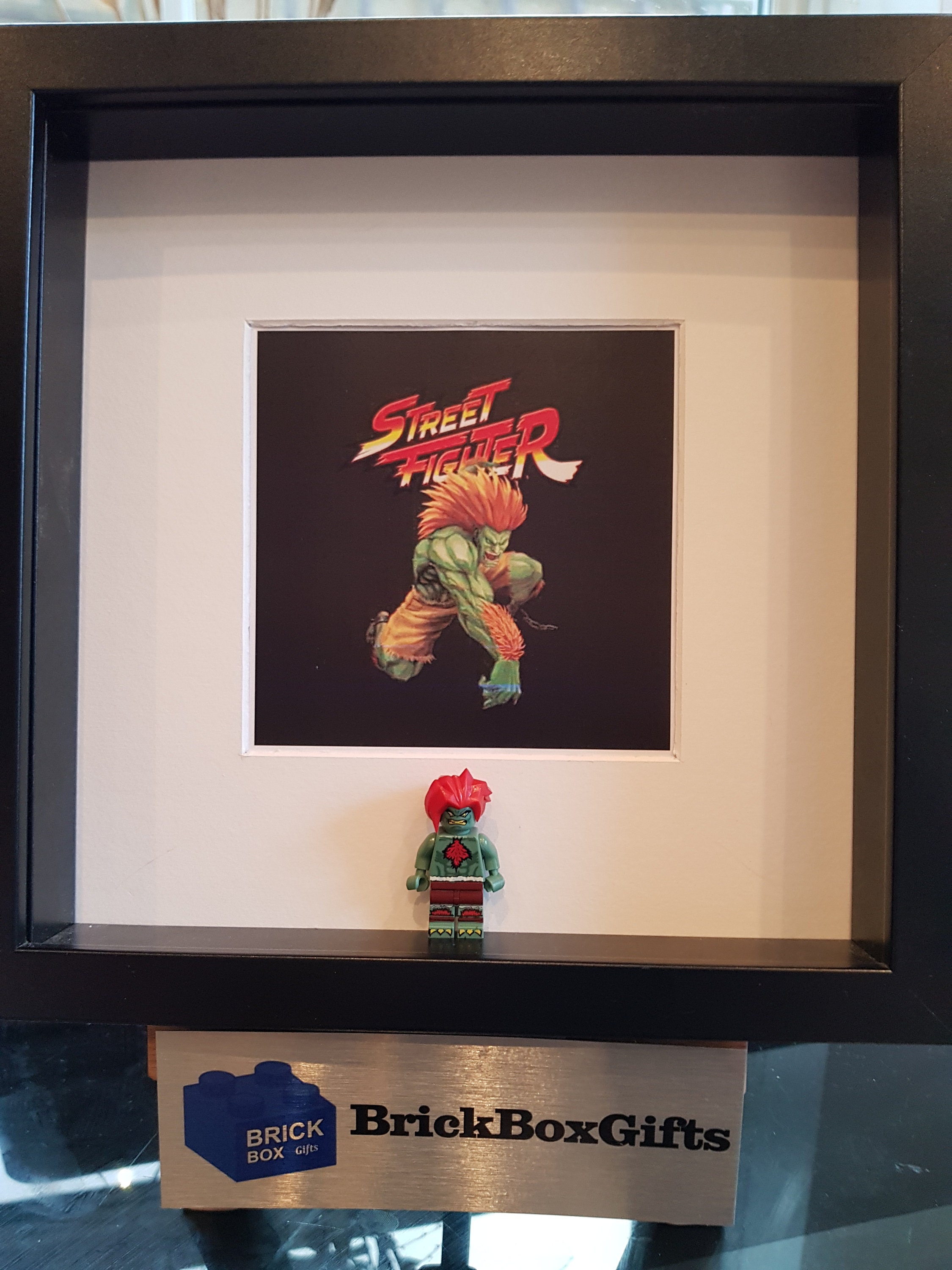 Street Fighter Lego 3d Frame Blanka Computer Game Etsy
