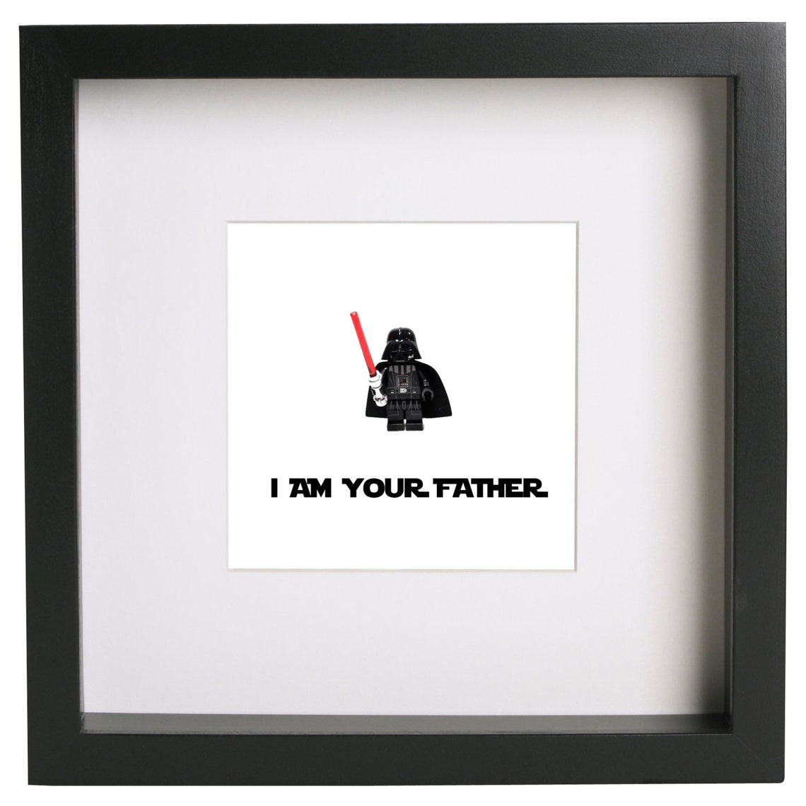 I am your father lego 3d frame star wars present gift