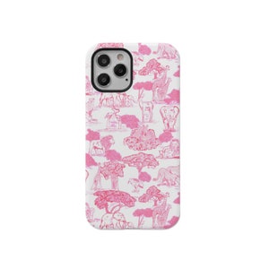 Pink Safari iPhone Case | Preppy iPhone Case | Made In America